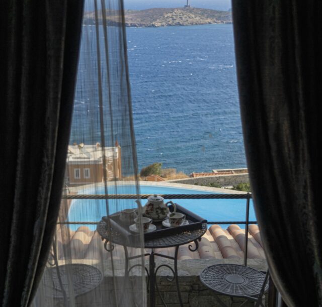 Balcony with sea view