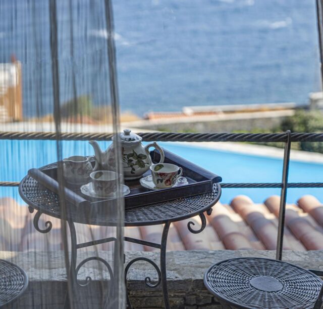 Balcony with sea view
